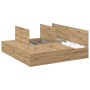 Base de Cama de Almacenamiento en Roble Artisan 200x200 cm by , Beds and slatted bases - Ref: Foro24-3335364, Price: 413,24 €...
