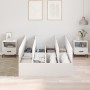 Cama con almacenamiento Blanca 120x200 cm de , Camas y somieres - Ref: Foro24-3335365, Precio: 321,28 €, Descuento: %