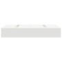 Cama con almacenamiento Blanca 120x200 cm de , Camas y somieres - Ref: Foro24-3335365, Precio: 321,28 €, Descuento: %