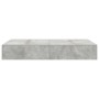 Estructura de cama Gris concreto Concreto Individual Robusta