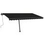 Retractable manual foot awning anthracite gray 400x350 cm by vidaXL, Awnings - Ref: Foro24-3069819, Price: 470,36 €, Discount: %