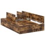 Estructura de Cama de Almacenamiento de Roble Ahumado 120x200 cm by , Beds and slatted bases - Ref: Foro24-3335369, Price: 30...