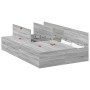 Estructura de Cama de Almacenamiento Gris Sonoma 120x200 cm by , Beds and slatted bases - Ref: Foro24-3335370, Price: 310,38 ...