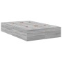 Estructura de Cama de Almacenamiento Gris Sonoma 120x200 cm by , Beds and slatted bases - Ref: Foro24-3335370, Price: 310,38 ...