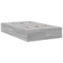 Estructura de Cama de Almacenamiento Gris Sonoma 120x200 cm by , Beds and slatted bases - Ref: Foro24-3335370, Price: 310,38 ...