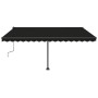 Ausziehbare manuelle Fußmarkise Anthrazitgrau 400x350 cm von vidaXL, Markisen - Ref: Foro24-3069819, Preis: 478,64 €, Rabatt: %