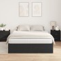 Cama con almacenamiento Marco Negro Roble 140x200 cm by , Beds and slatted bases - Ref: Foro24-3335374, Price: 339,15 €, Disc...