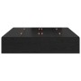 Cama con almacenamiento Marco Negro Roble 140x200 cm by , Beds and slatted bases - Ref: Foro24-3335374, Price: 339,15 €, Disc...