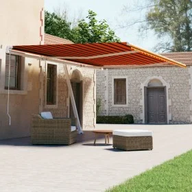 Orange and brown automatic standing awning 600x300 cm by vidaXL, Awnings - Ref: Foro24-3069610, Price: 643,85 €, Discount: %