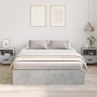 Estructura de Cama de Almacenamiento Gris Concreto 150x200 cm by , Beds and slatted bases - Ref: Foro24-3335384, Price: 384,7...