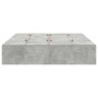 Estructura de Cama de Almacenamiento Gris Concreto 150x200 cm by , Beds and slatted bases - Ref: Foro24-3335384, Price: 384,7...