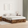Estructura de Cama de Almacenamiento Roble Ahumado 150x200 cm by , Beds and slatted bases - Ref: Foro24-3335385, Price: 385,2...