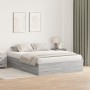 Armazón de cama Gris Sonoma Tablero de partículas Queen by , Beds and slatted bases - Ref: Foro24-3335386, Price: 395,61 €, D...