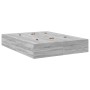 Armazón de cama Gris Sonoma Tablero de partículas Queen by , Beds and slatted bases - Ref: Foro24-3335386, Price: 395,61 €, D...
