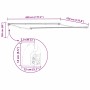 Toldo Manual 4,5 x 3,5 m Metal