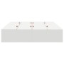 Marco de Cama Blanco MDF Doble Estándar Cama con Almacenamiento by , Beds and slatted bases - Ref: Foro24-3335389, Price: 362...