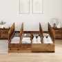 Estructura de Cama con Almacenamiento de Madera Vieja 160x200 cm von , Betten und Lattenroste - Ref: Foro24-3335395, Preis: 3...