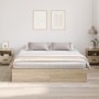 Estructura de Cama de Almacenamiento Sonoma Oak 180x200 cm by , Beds and slatted bases - Ref: Foro24-3335399, Price: 402,85 €...