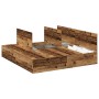 Estructura de Cama Madera Recuperada Madera de Roble Sólido by , Beds and slatted bases - Ref: Foro24-3335403, Price: 399,76 ...