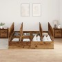 Estructura de Cama Madera Recuperada Madera de Roble Sólido by , Beds and slatted bases - Ref: Foro24-3335403, Price: 399,76 ...