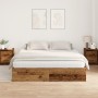 Estructura de Cama Madera Recuperada Madera de Roble Sólido by , Beds and slatted bases - Ref: Foro24-3335403, Price: 399,76 ...