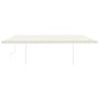 Manuell einziehbare Markise mit cremefarbenen Stangen 6x3,5 m von vidaXL, Markisen - Ref: Foro24-3070077, Preis: 712,67 €, Ra...