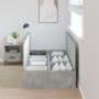 Estructura de cama Gris concreto Concreto Individual Duradera de , Camas y somieres - Ref: Foro24-3335408, Precio: 195,04 €, ...
