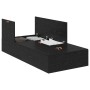 Estructura de Cama Roble Negro 75x190 cm Madera Fina by , Beds and slatted bases - Ref: Foro24-3335414, Price: 171,19 €, Disc...