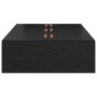 Estructura de Cama Roble Negro 75x190 cm Madera Fina by , Beds and slatted bases - Ref: Foro24-3335414, Price: 171,19 €, Disc...