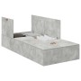 Marco de Cama Gris Concreto Madera Resistente Duradero by , Beds and slatted bases - Ref: Foro24-3335416, Price: 161,75 €, Di...