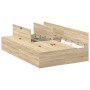 Estructura de Cama de Almacenamiento en Roble Sonoma 120x190 cm by , Beds and slatted bases - Ref: Foro24-3335423, Price: 292...