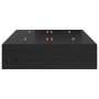 Cama con Almacenamiento Roble Negro Madera Doble Estándar by , Beds and slatted bases - Ref: Foro24-3335422, Price: 308,33 €,...