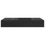 Cama con Almacenamiento Roble Negro Madera Doble Estándar by , Beds and slatted bases - Ref: Foro24-3335422, Price: 308,33 €,...