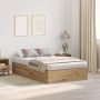 Estructura de Cama de Almacenamiento de Roble Artisan 120x190 cm von , Betten und Lattenroste - Ref: Foro24-3335428, Preis: 2...