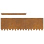 Bordes para Jardín 30 pcs 100x0,5x30 cm Acero Resistente a la Intemperie de , Ribetes y bordes para jardín - Ref: Foro24-3335...