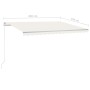Automatische Markise mit LED und Windsensor, creme, 4,5x3,5 m. von vidaXL, Markisen - Ref: Foro24-3070052, Preis: 790,17 €, R...