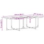 Juego de comedor de jardín de 10 piezas de con cojines de acero y textileno von , Gartensets - Ref: Foro24-3335863, Preis: 36...