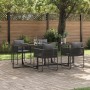 Conjunto de Comedor de Jardín de 6 Piezas con Cojines de Acero y Ratán Sintético von , Gartensets - Ref: Foro24-3335873, Prei...