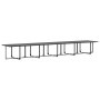 Conjunto de comedor de jardín de 19 piezas con cojines de acero y textileno von , Gartensets - Ref: Foro24-3335871, Preis: 87...