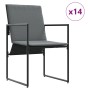 Conjunto de comedor de jardín de 19 piezas con cojines de acero y textileno von , Gartensets - Ref: Foro24-3335871, Preis: 87...