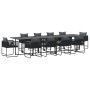 Conjunto de Comedor de Jardín de 13 Piezas con Cojines de Acero y Ratán Sintético by , Garden sets - Ref: Foro24-3335884, Pri...