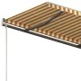 Manuell einziehbare Markise mit gelben und weißen Stangen 3x2,5 m von vidaXL, Markisen - Ref: Foro24-3070098, Preis: 299,85 €...
