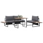 Juego de Comedor de Jardín de 3 Piezas con Cojines Antracita by , Garden sets - Ref: Foro24-3335888, Price: 415,31 €, Discoun...