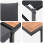 Juego de Comedor de Jardín de 3 Piezas con Cojines Antracita by , Garden sets - Ref: Foro24-3335888, Price: 415,31 €, Discoun...