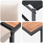 Juego de Comedor de Jardín de 3 Piezas con Cojines Color Taupe by , Garden sets - Ref: Foro24-3335890, Price: 415,31 €, Disco...