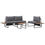 Conjunto de Sofá de Jardín de 3 Piezas con Cojines Antracita von , Gartensets - Ref: Foro24-3335891, Preis: 415,34 €, Rabatt: %