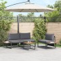Conjunto de Sofá de Jardín de 3 Piezas con Cojines Antracita von , Gartensets - Ref: Foro24-3335891, Preis: 415,34 €, Rabatt: %