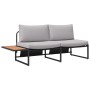 Conjunto de Sofá de Jardín de 3 Piezas con Cojines Gris Claro von , Gartensets - Ref: Foro24-3335892, Preis: 415,34 €, Rabatt: %