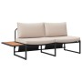 Conjunto de sofá de jardín de 3 piezas con cojines taupe von , Gartensets - Ref: Foro24-3335893, Preis: 384,54 €, Rabatt: %