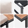 Conjunto de sofá de jardín de 3 piezas con cojines taupe von , Gartensets - Ref: Foro24-3335893, Preis: 384,54 €, Rabatt: %